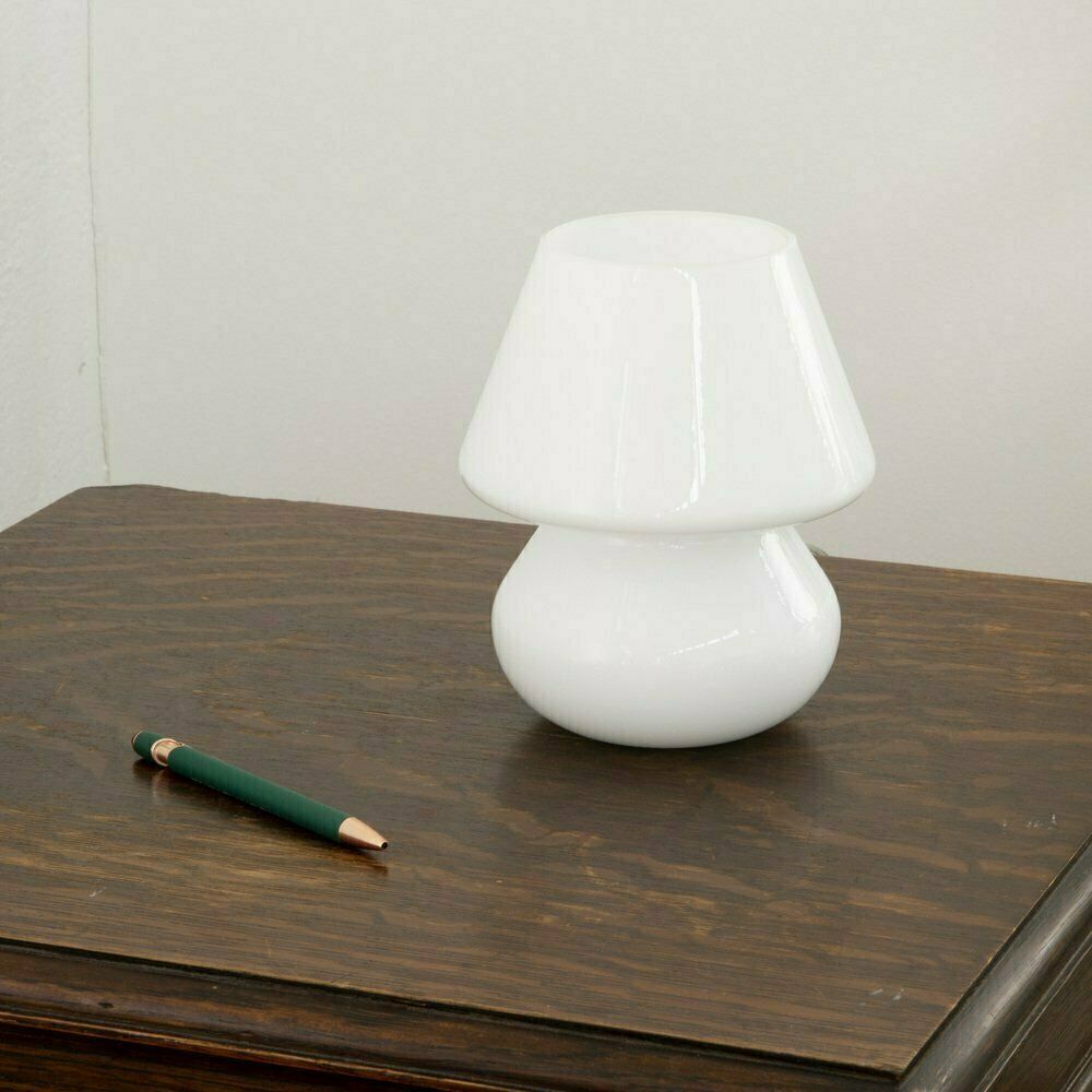 Italian Murano Glass Mushroom Lamps, 1970s, Set Of 2 photo 172.0