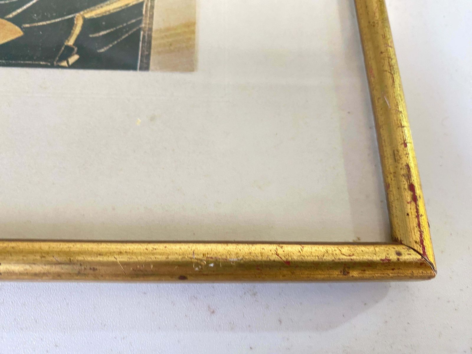 Japanese Framed Prints Reproduction 20th Gilt Frame 20 Century Set Of 2 photo furniture