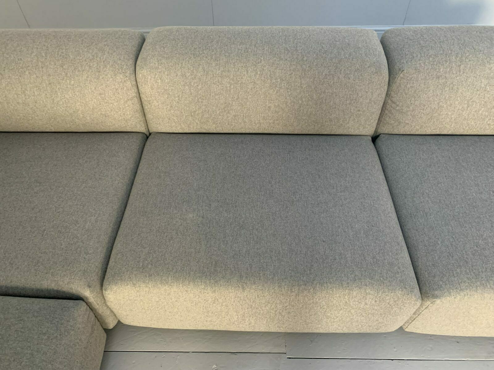Vitra “Place” L Shape Sofa – In “Cosy” Grey Wool photo buy