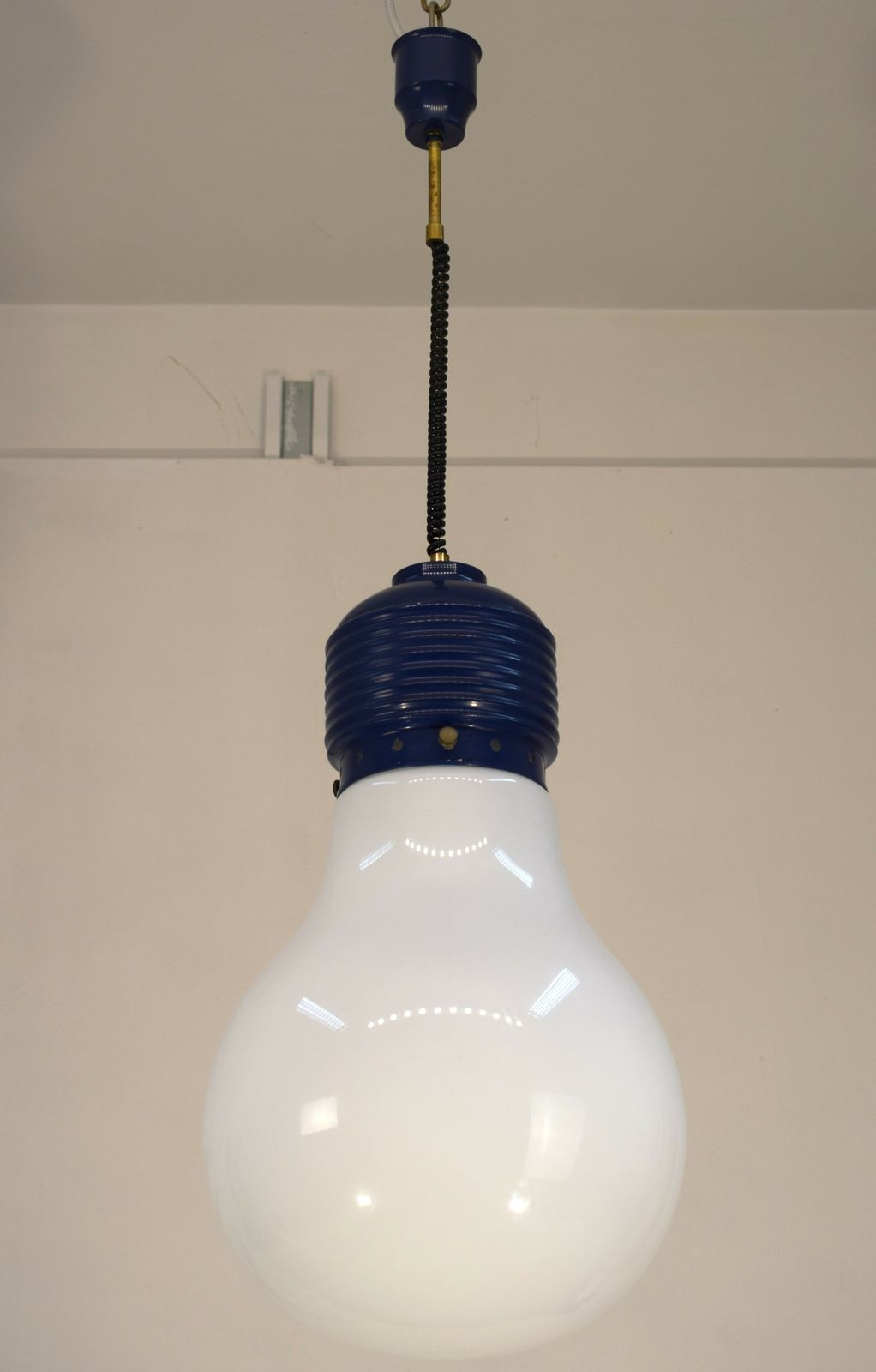 Italian Suspension Lamp By Stilux Milano, 1 Light, 1970s.