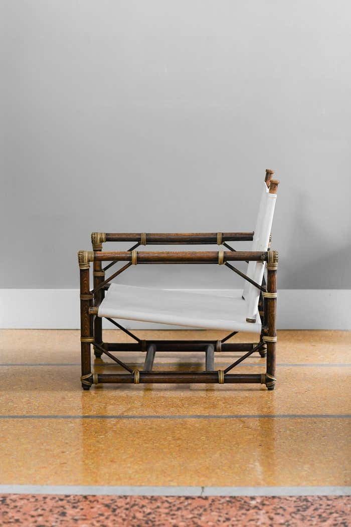 Pair Of Armchairs Mcguire San Francisco 1970 photo buy