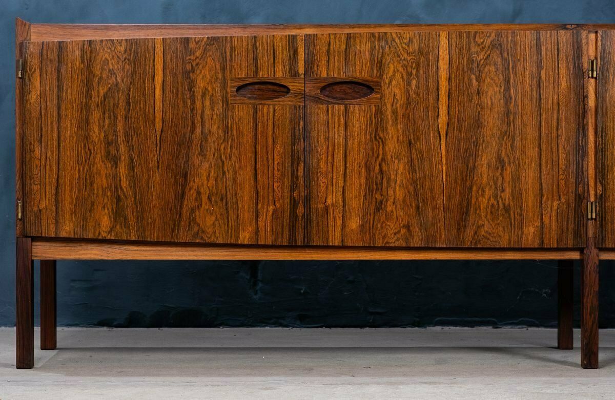Mid Century Danish Rosewood Credenza By Arne Hovmand Olsen For Mogens Kold Møbelfabrik, 1960s photo Furniture