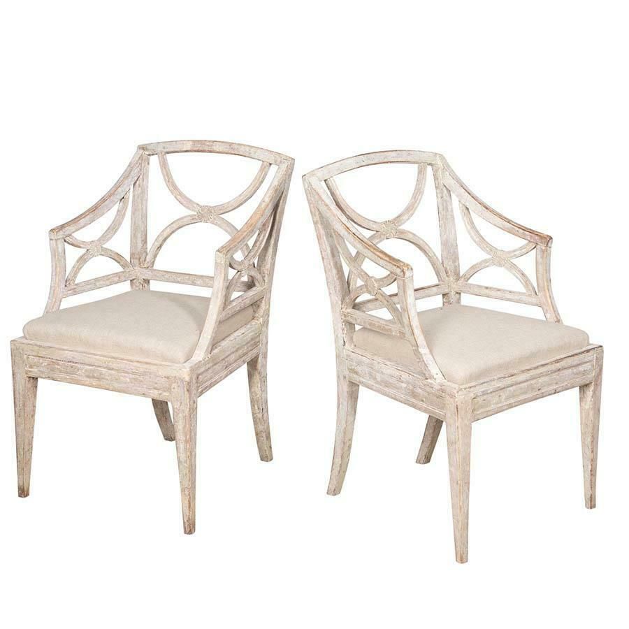 Pair Of 19th Century Gustavian Bellman Chairs photo 3800.0