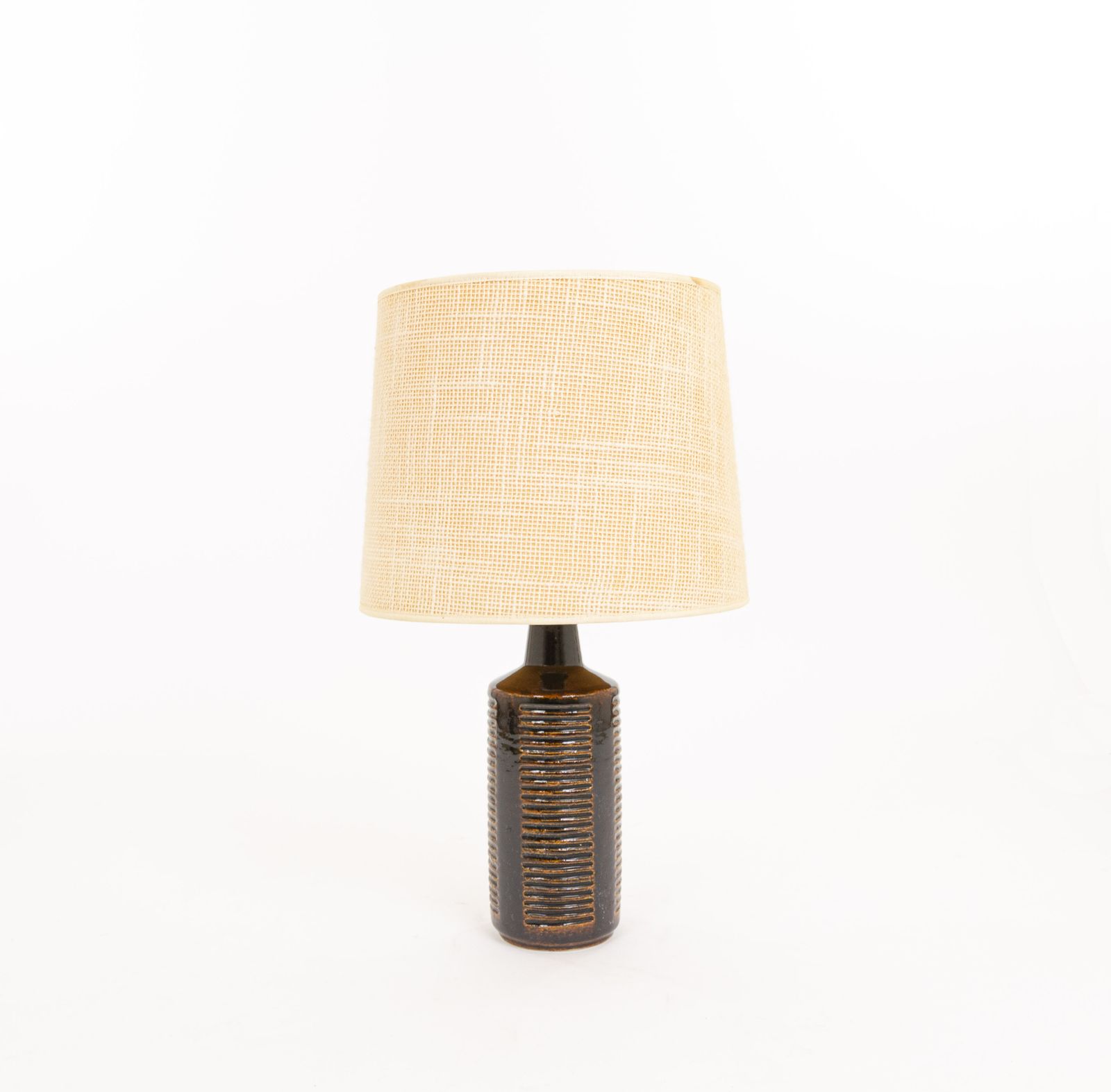 Dark Chocolate Brown Dl/30 Table Lamp By Linnemann Schmidt For Palshus, 1960s photo for sale