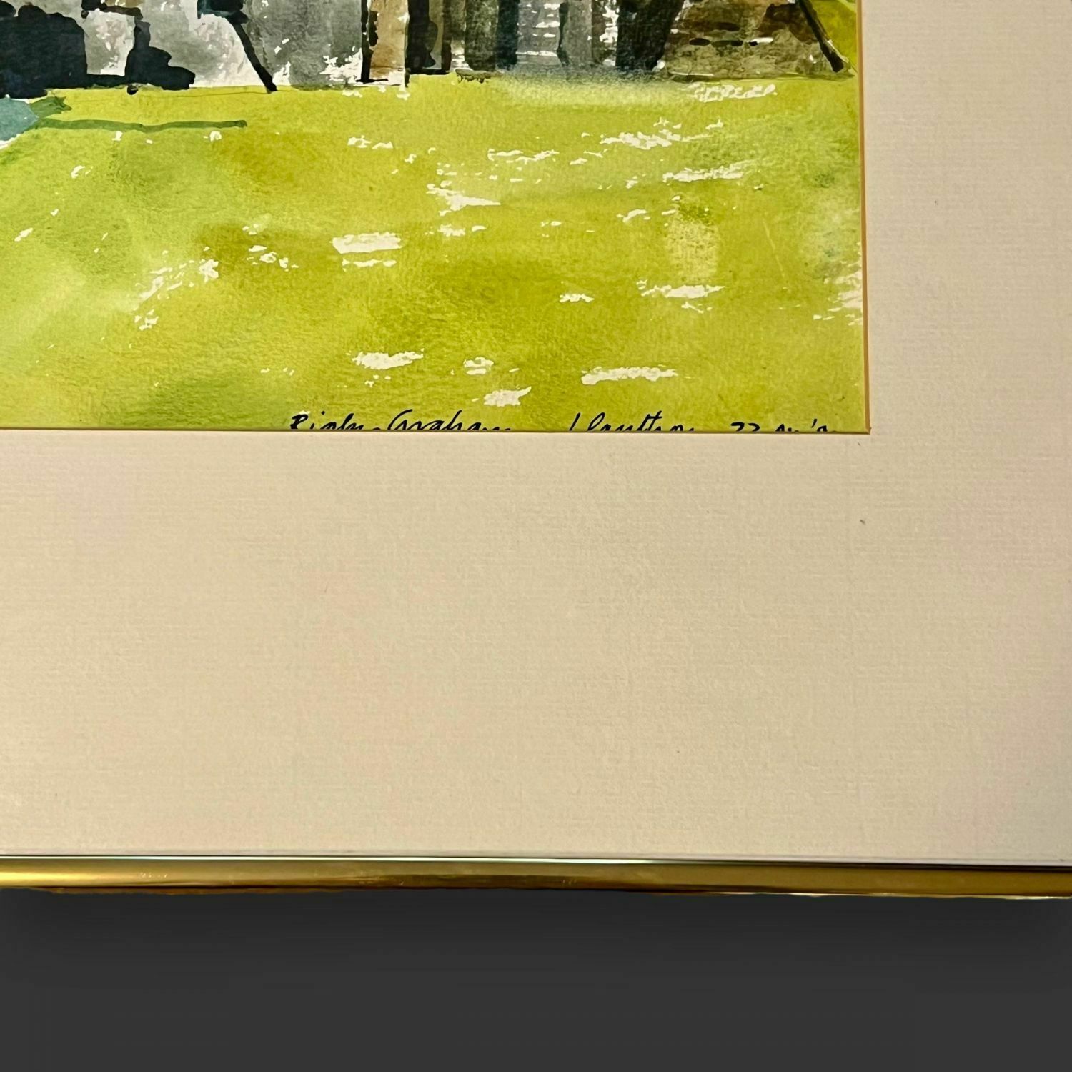 Rigby Graham Watercolour Painting Of Llanthony Abbey photo Art