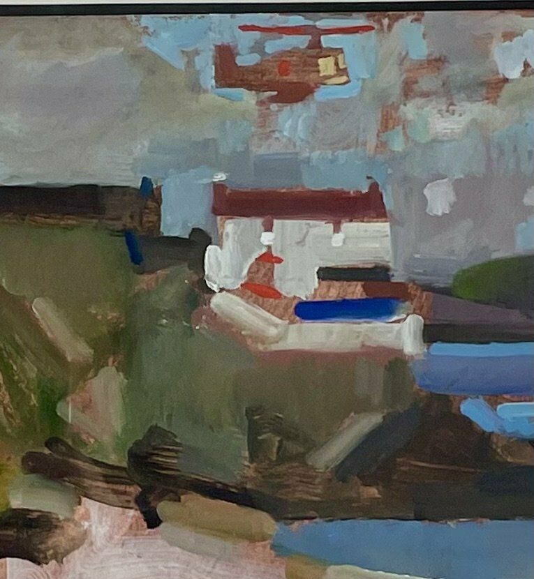 Michael Upton, British (1938 2002), Landscape, Oil On Board photo furniture