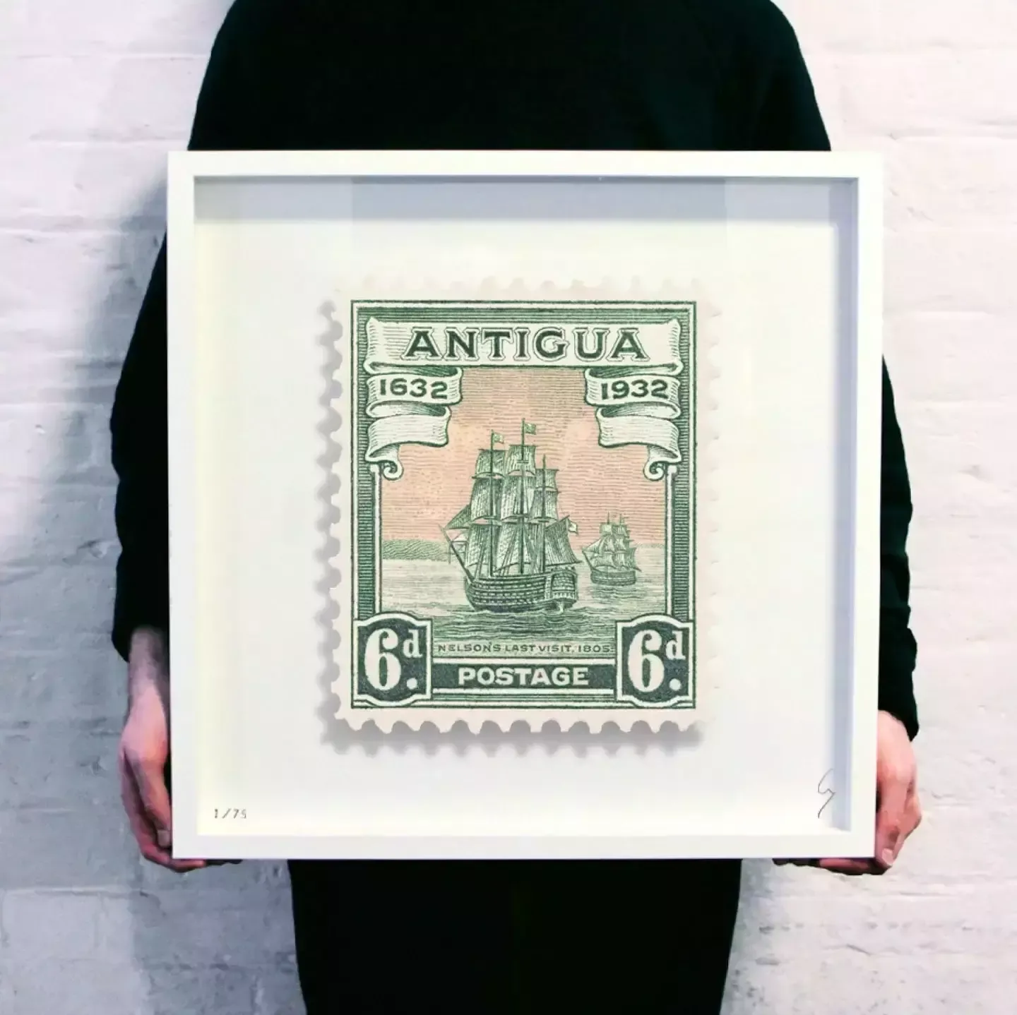 Guy Gee, Antigua Stamp photo for sale