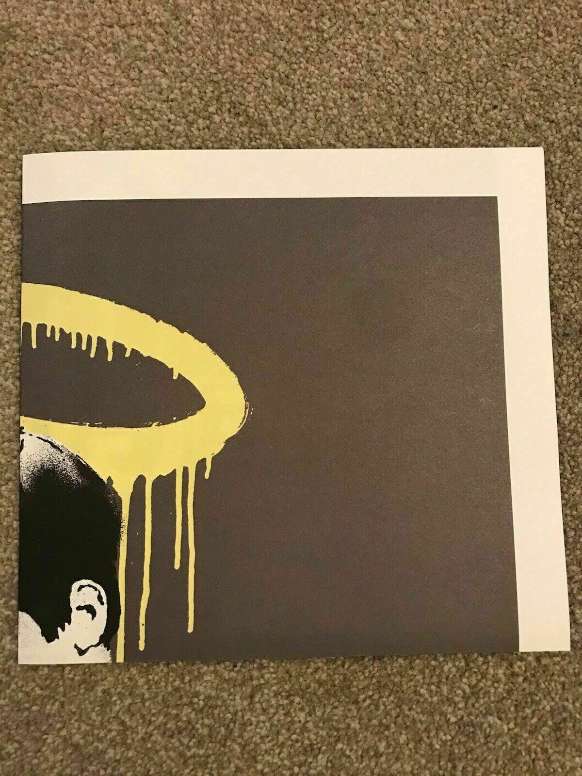 Banksy “Forgive Us Our Trespassing”   Don’t Panic A2 Poster photo furniture