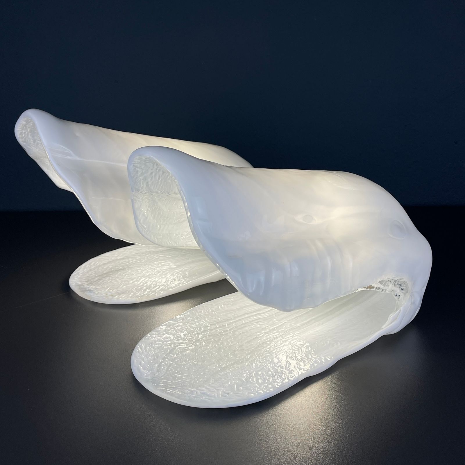 Oyster Murano Table Lamp By La Murrina Italy 1970s Set Of 2 photo vinterior