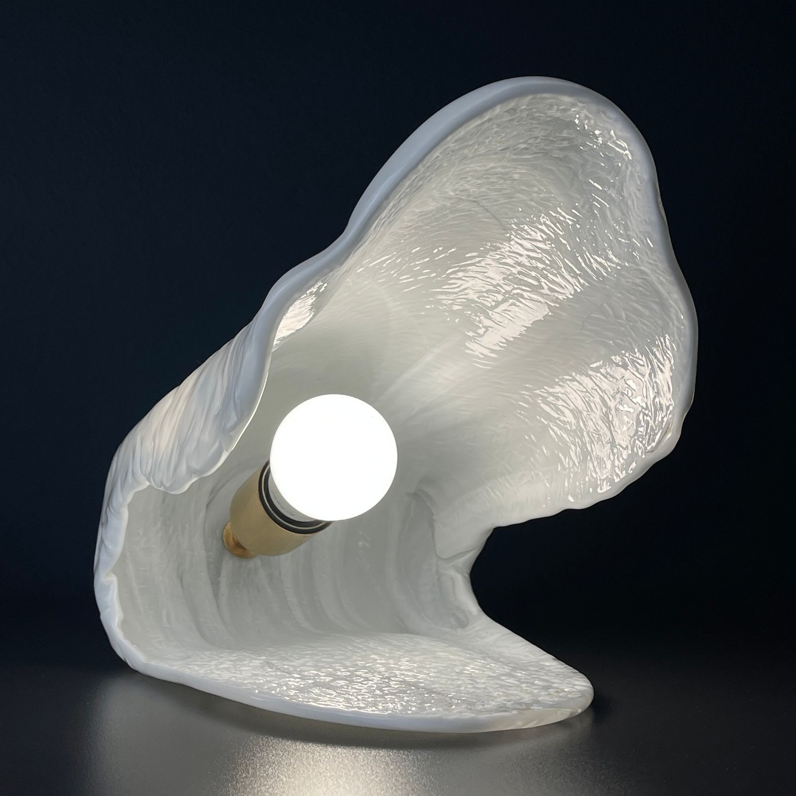 Oyster Murano Table Lamp By La Murrina Italy 1970s Set Of 2 photo buy
