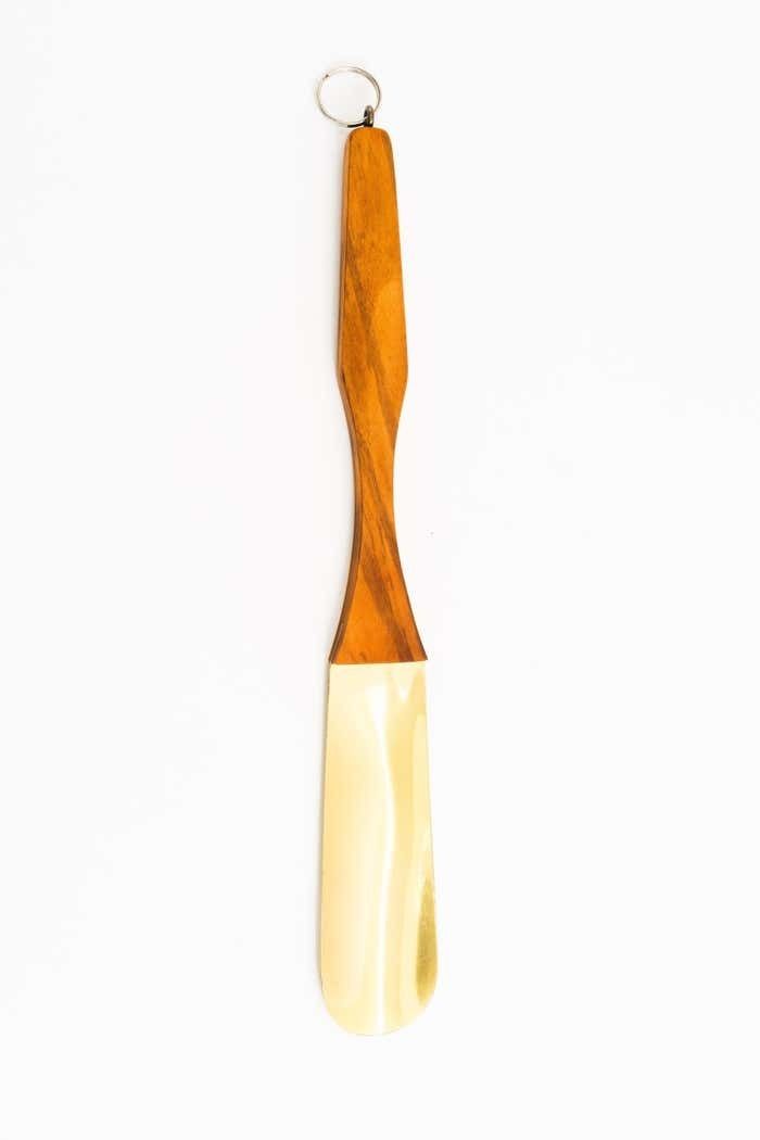 Shoehorn Wood And Brass Around 1950s photo furniture