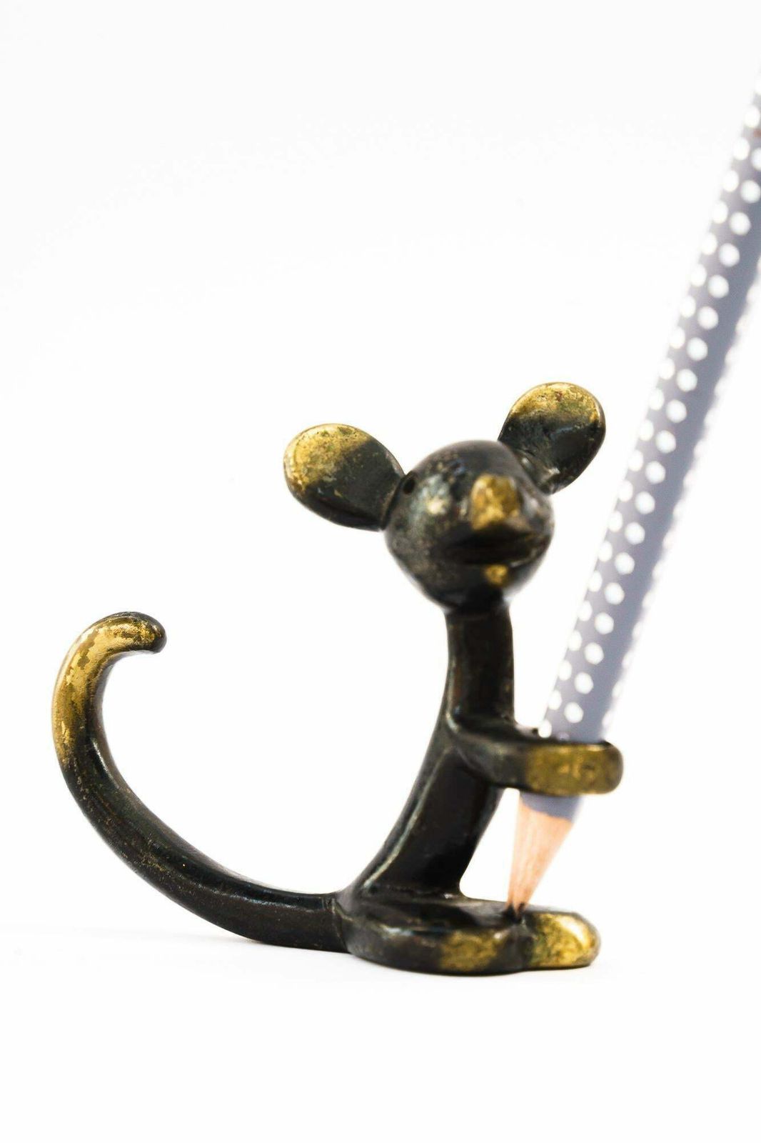 Pen Holder By Walter Bosse Shows A Mouse Around 1950s photo for sale