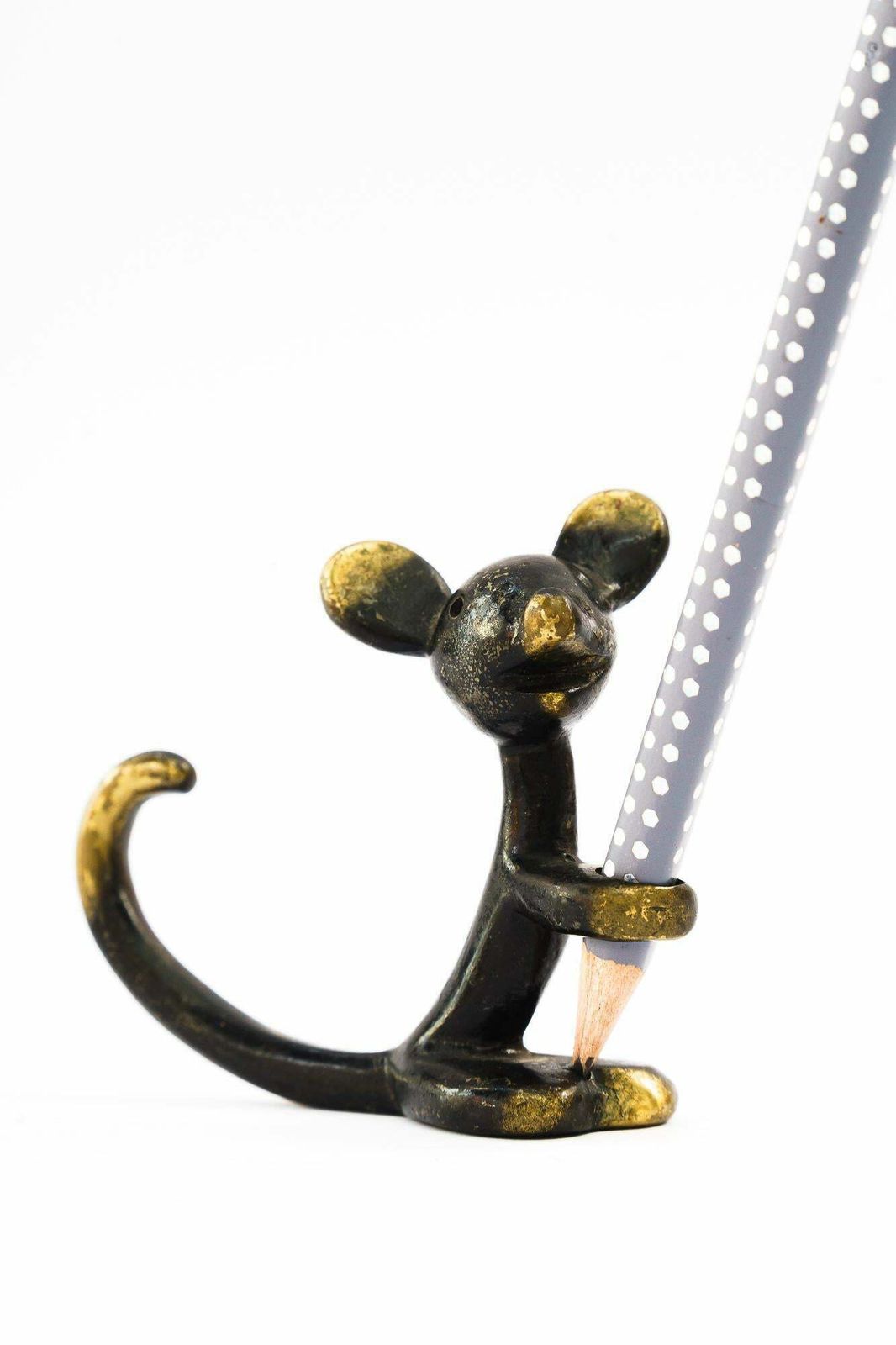 Pen Holder By Walter Bosse Shows A Mouse Around 1950s photo Home Decor