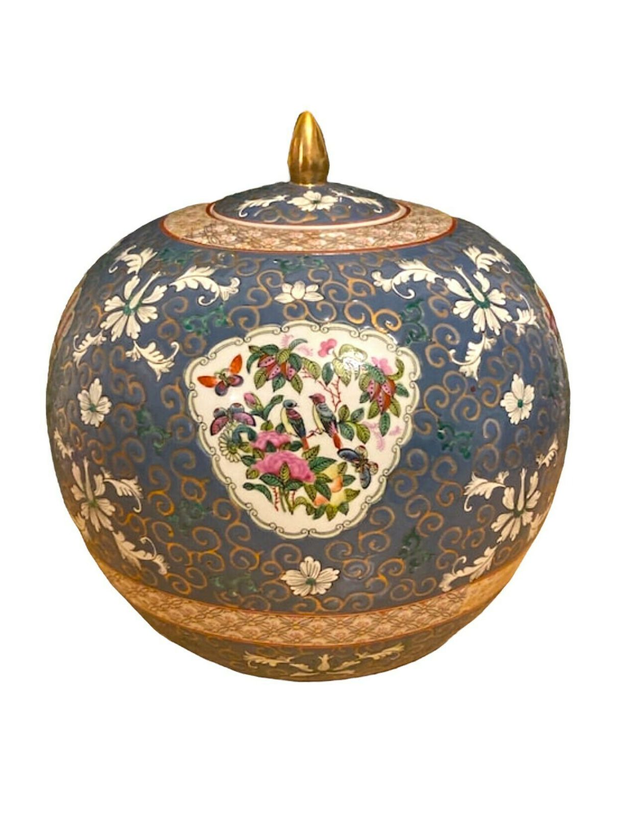 Qing Dynasties Ginger Jar, Da Qing Qianlong Nian Zhi Cramic Jar, Great Qing Dynasty, Qianlong Period| Made In Macau