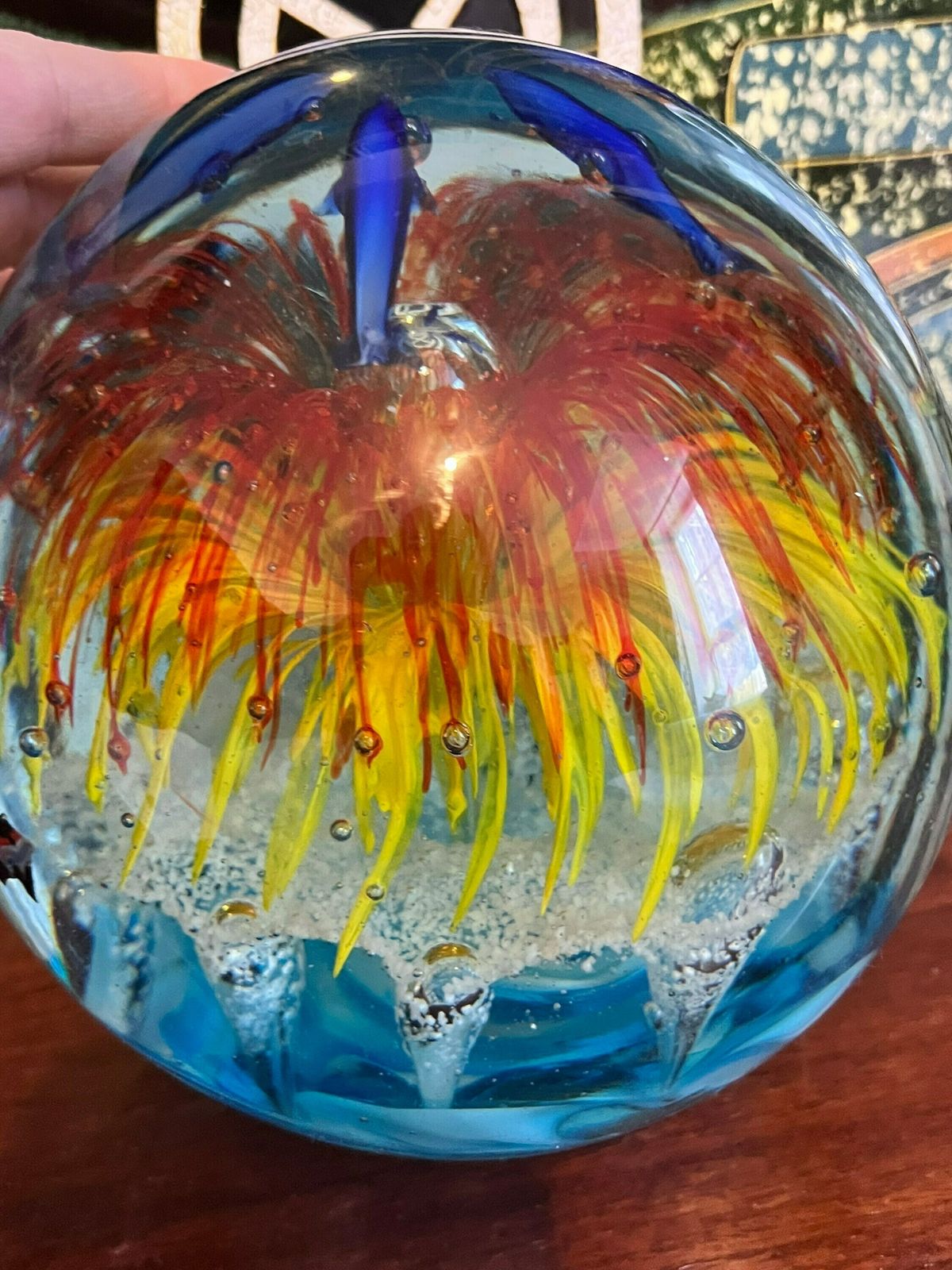 Tropical Fish Aquarium Paperweight 6.8kg photo furniture