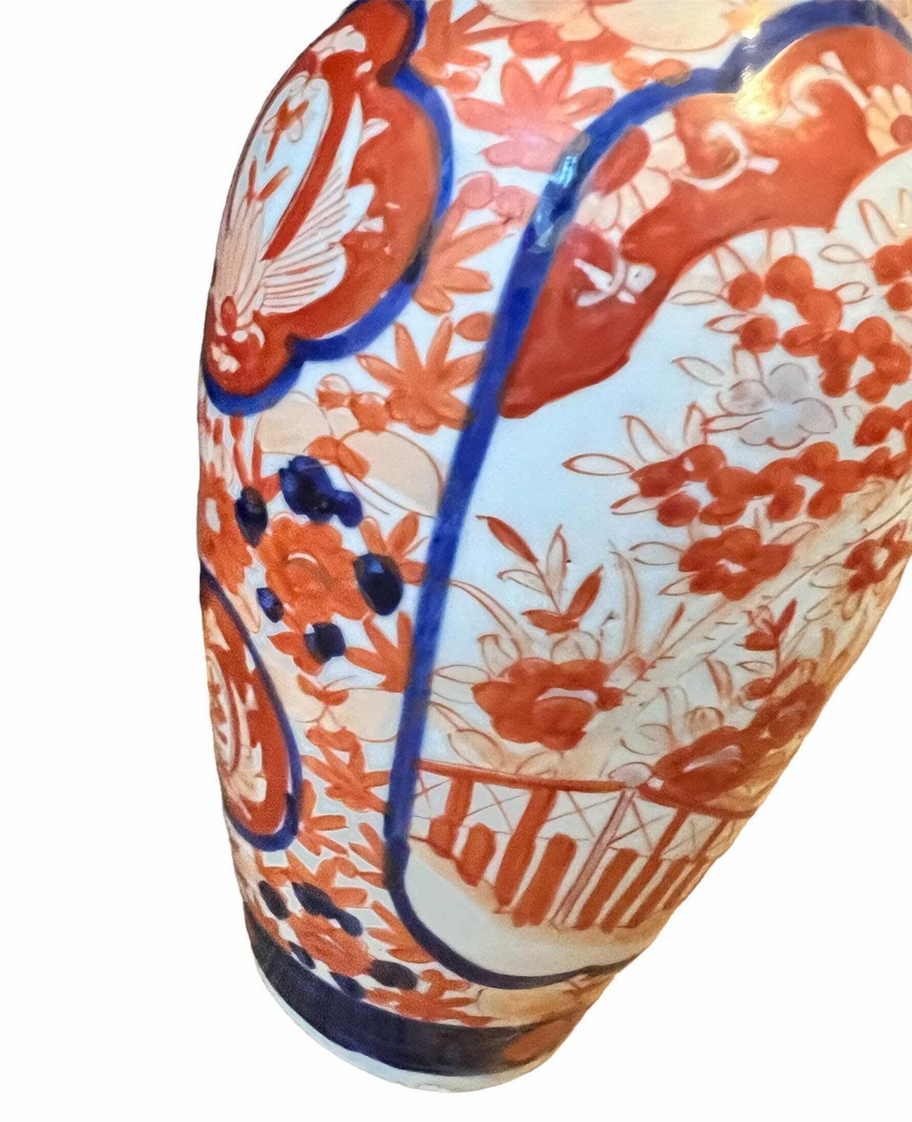 Antique 19th Century Japanese Imari Porcelain Vase photo for sale