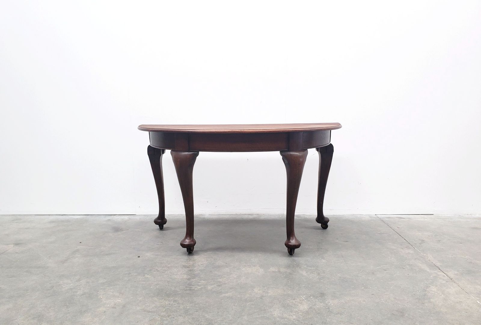 George III Antique Demi Lune Table