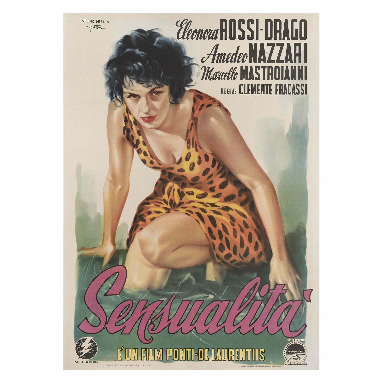Sensualita This Is An Extremely Rare Original Italian Film Poster