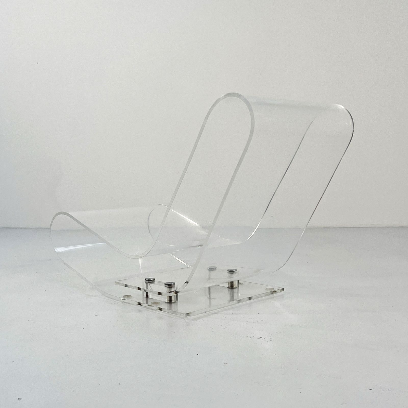 Lucite Lcp Lounge Chair By Maarten Van Severen For Kartell, 1990s photo vintage