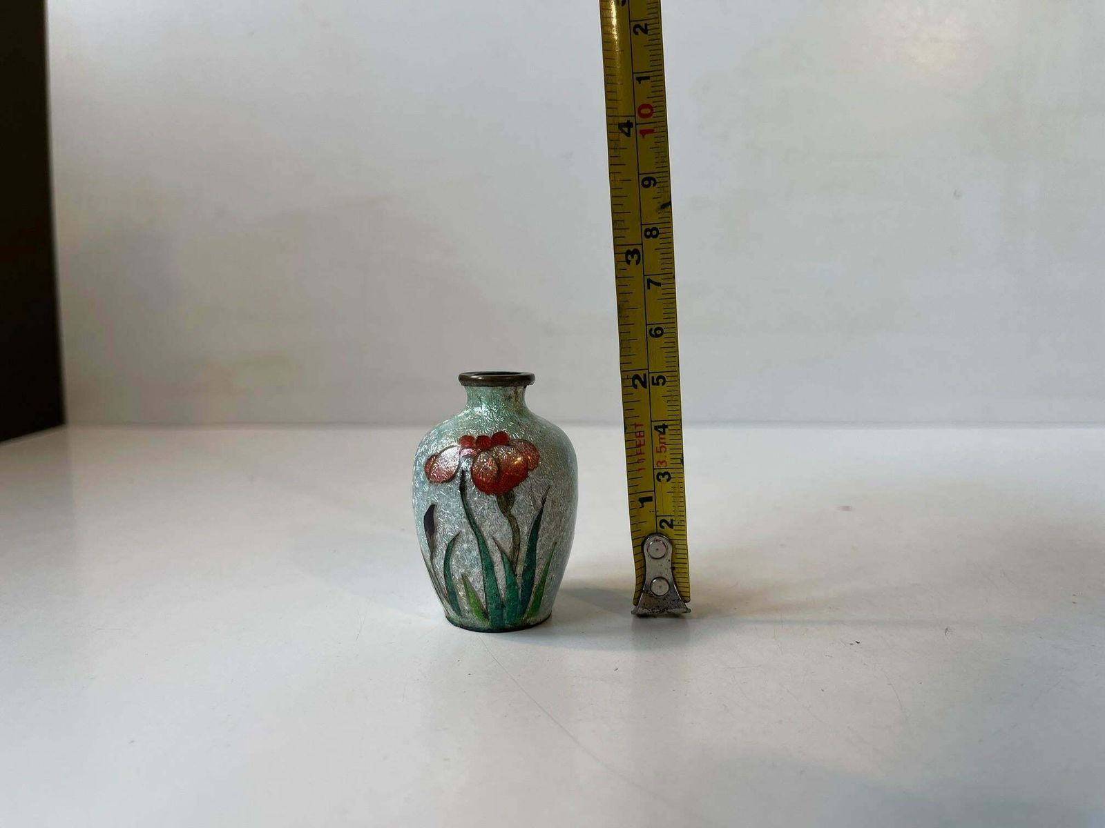 Japanese Ginbari Perfume Vase In Cloisonné Enamel, 1920s photo Home Decor