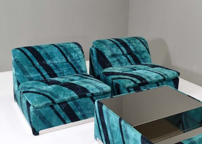 photo furniture Saporiti P10 Proposals Modular Sofa Set By Giovanni Offredi – Italy 19