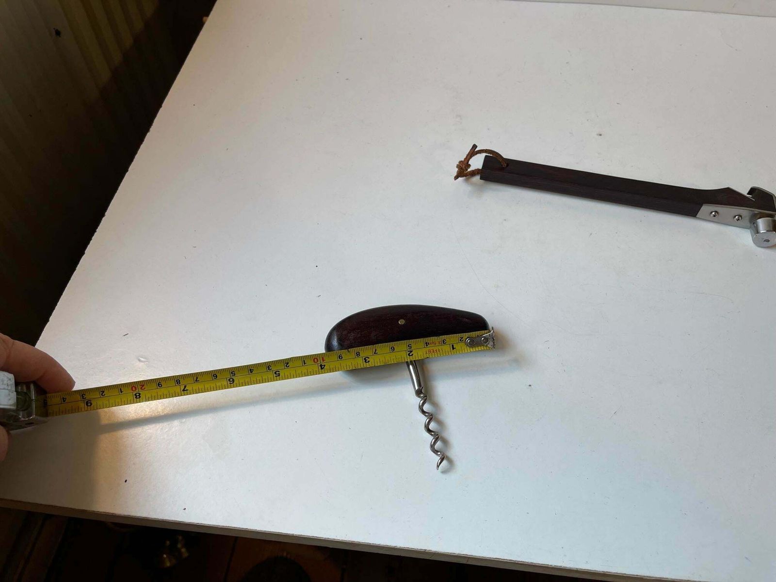 Danish Midcentury Corkscrew, Bottle Opener / Nut Hammer In Rosewood, 1960s photo vinterior
