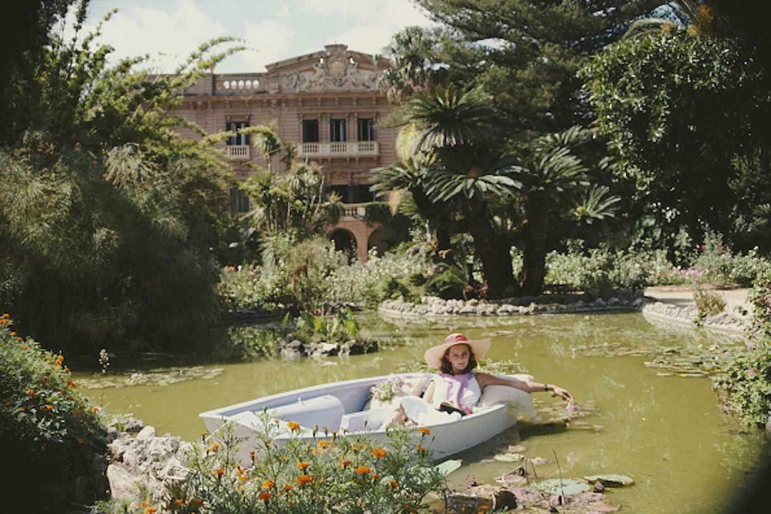 Donna Fabrizia Lanza By Slim Aarons, Limited Edition Digital C Type Print