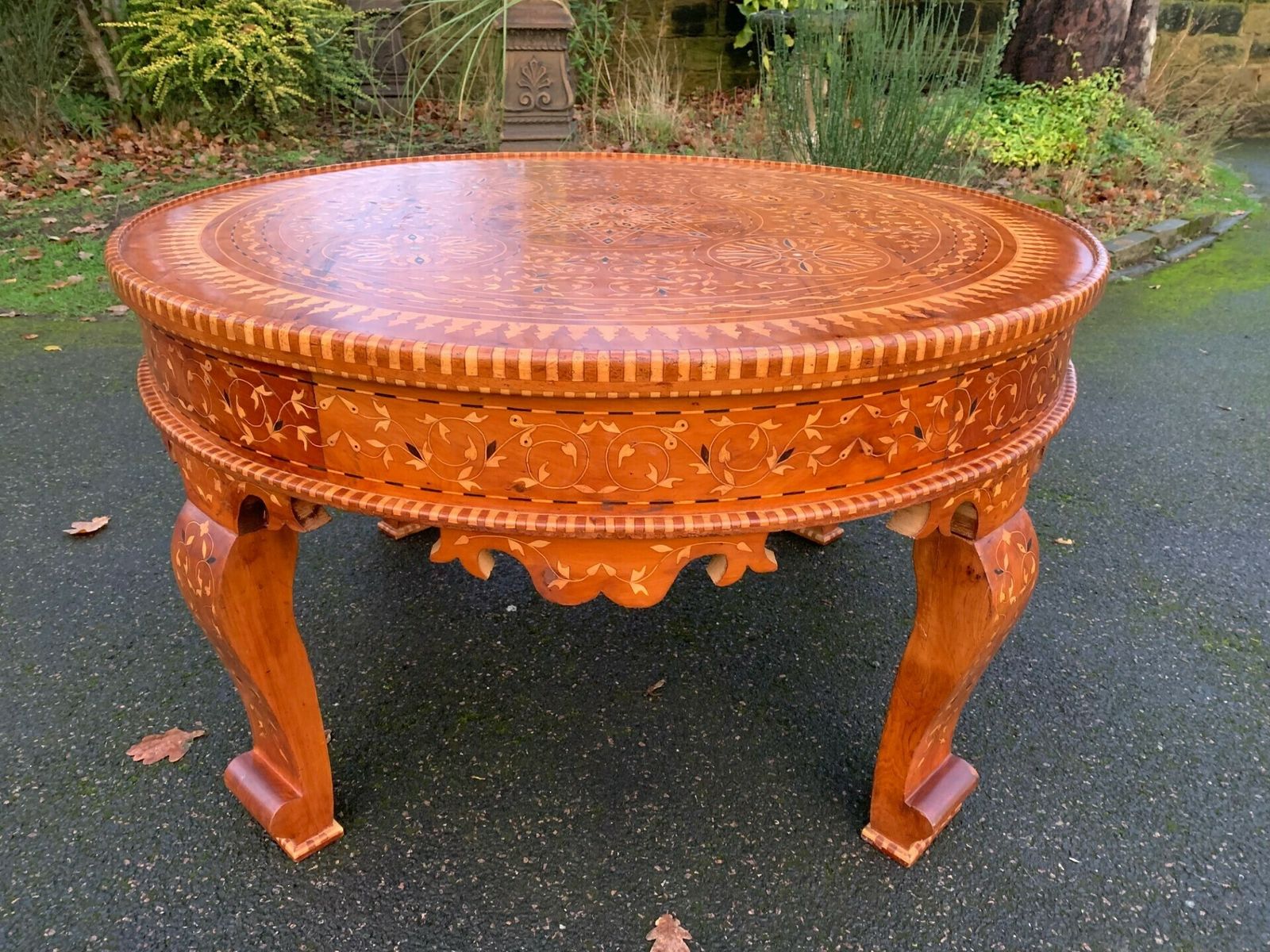 Antique Inlaid Anglo Indian Coffee Table photo Furniture