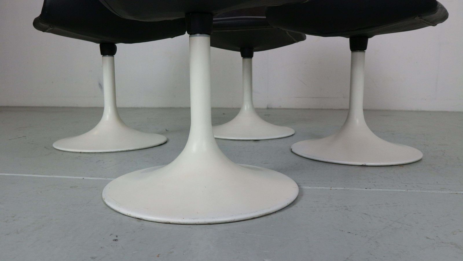 Scandinavian Modern Set Of 4 Dinning Chairs By Börje Johanson Vinga, Sweden 1970 photo 1219.0