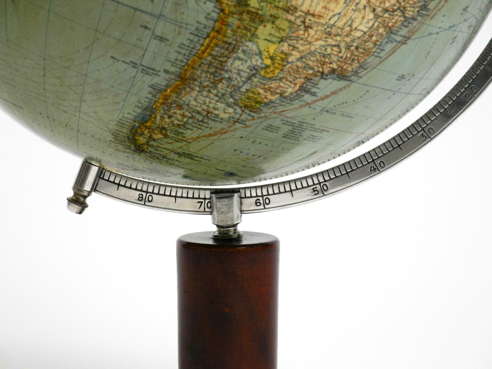 Beautiful Large Mid Century Earth Globe From Columbus Verlag Paul Oestergaard photo buy