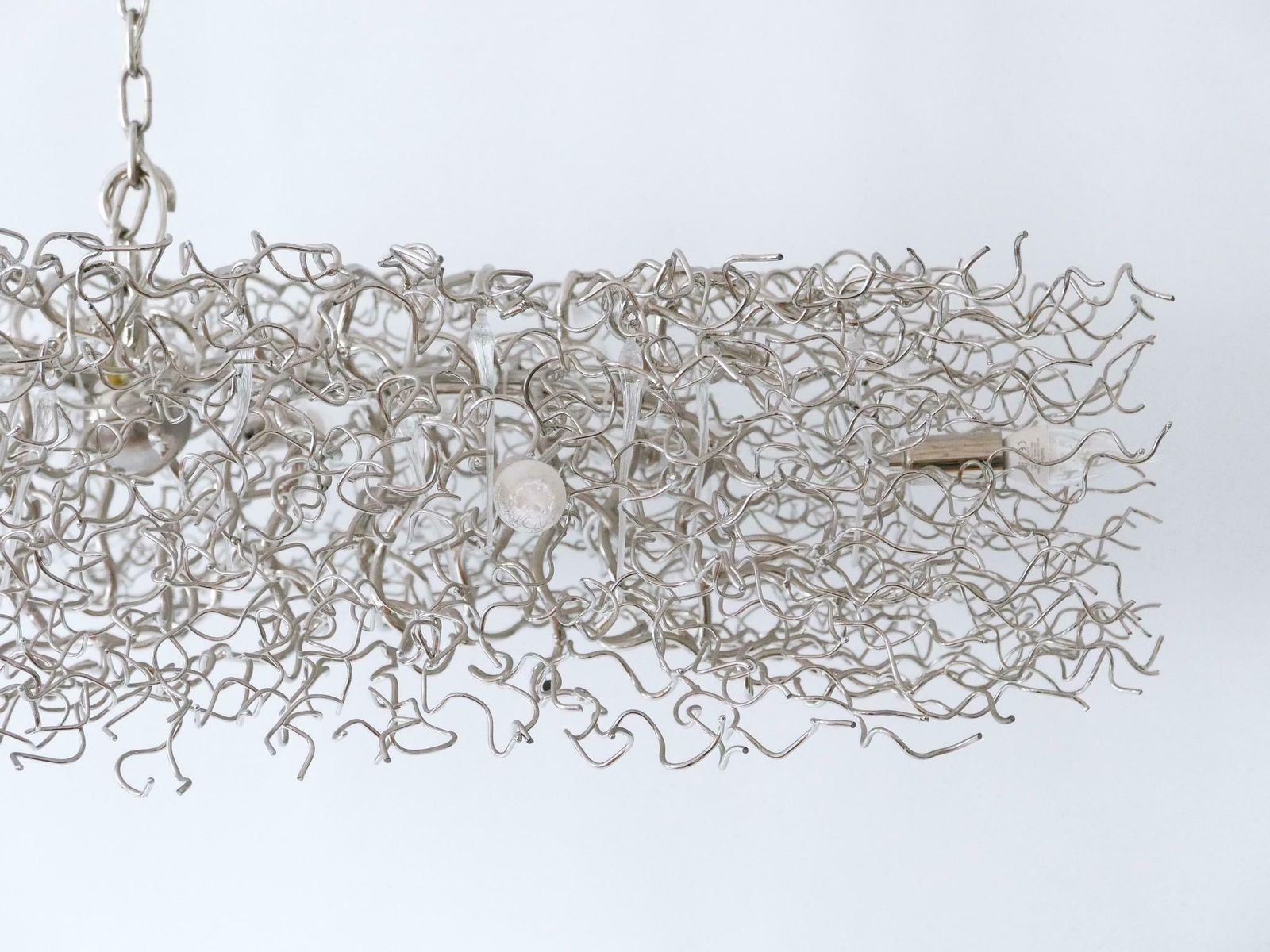 Gorgeous Xxl Brand Van Egmond Hollywood Chandelier Oval 140 Nickel Netherlands photo vinterior