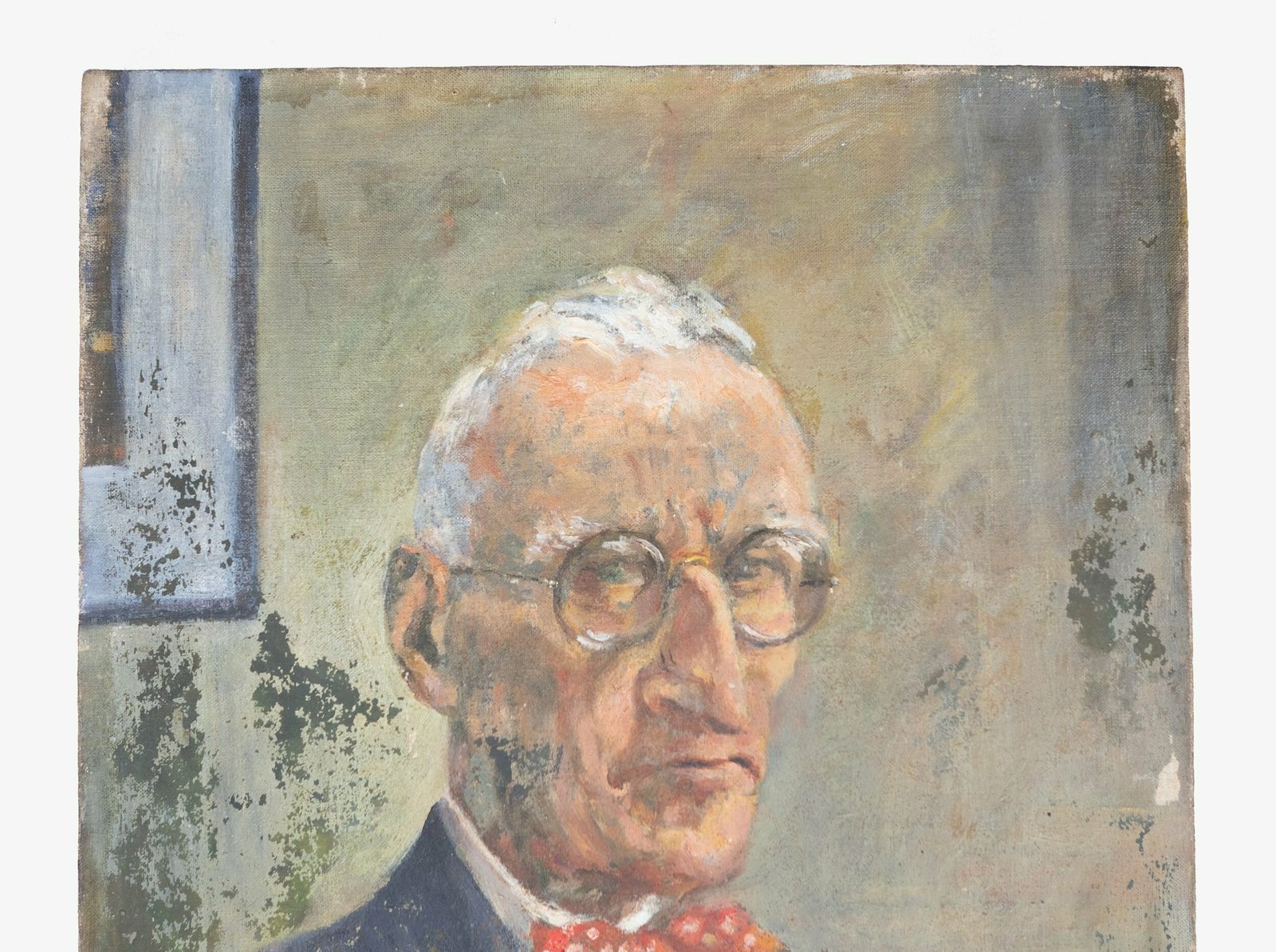 Oil On Canvas Portrait Of A Distinguished Gentleman photo 155.0