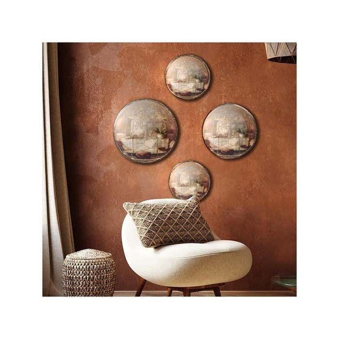 Suite Of 4 Witches Mirrors Of 4 Different Sizes, 20th Century. photo 1629.0