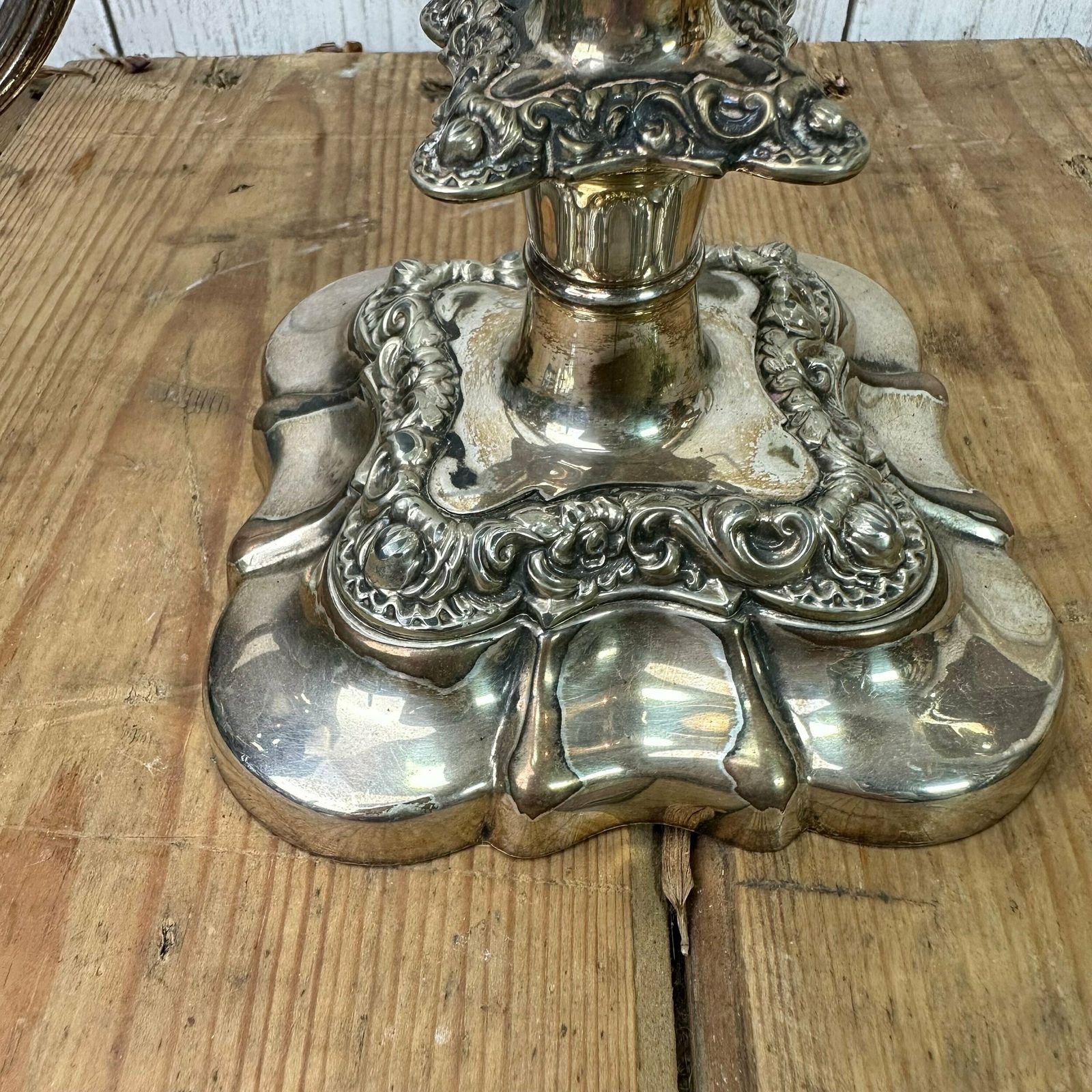 Beautiful Silver Plated Candelabra photo furniture