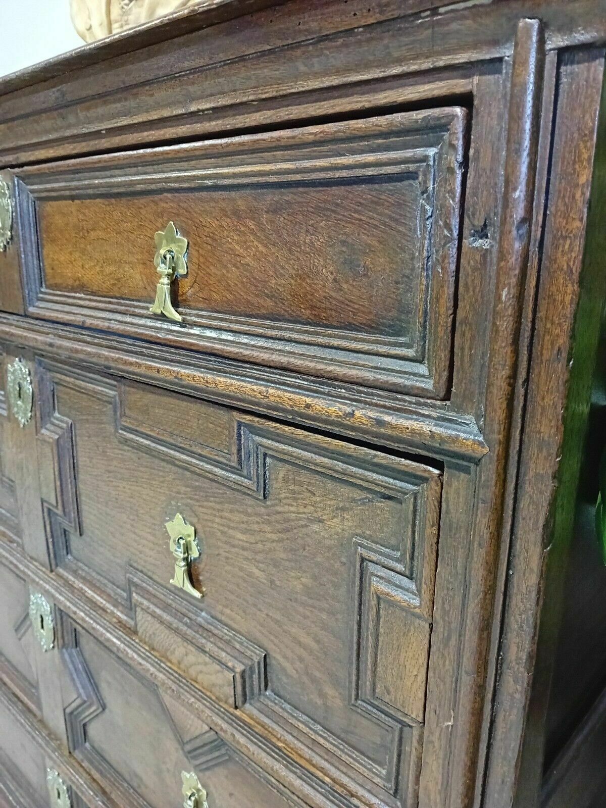 Jacobean Oak Chest Of Drawers photo vinterior