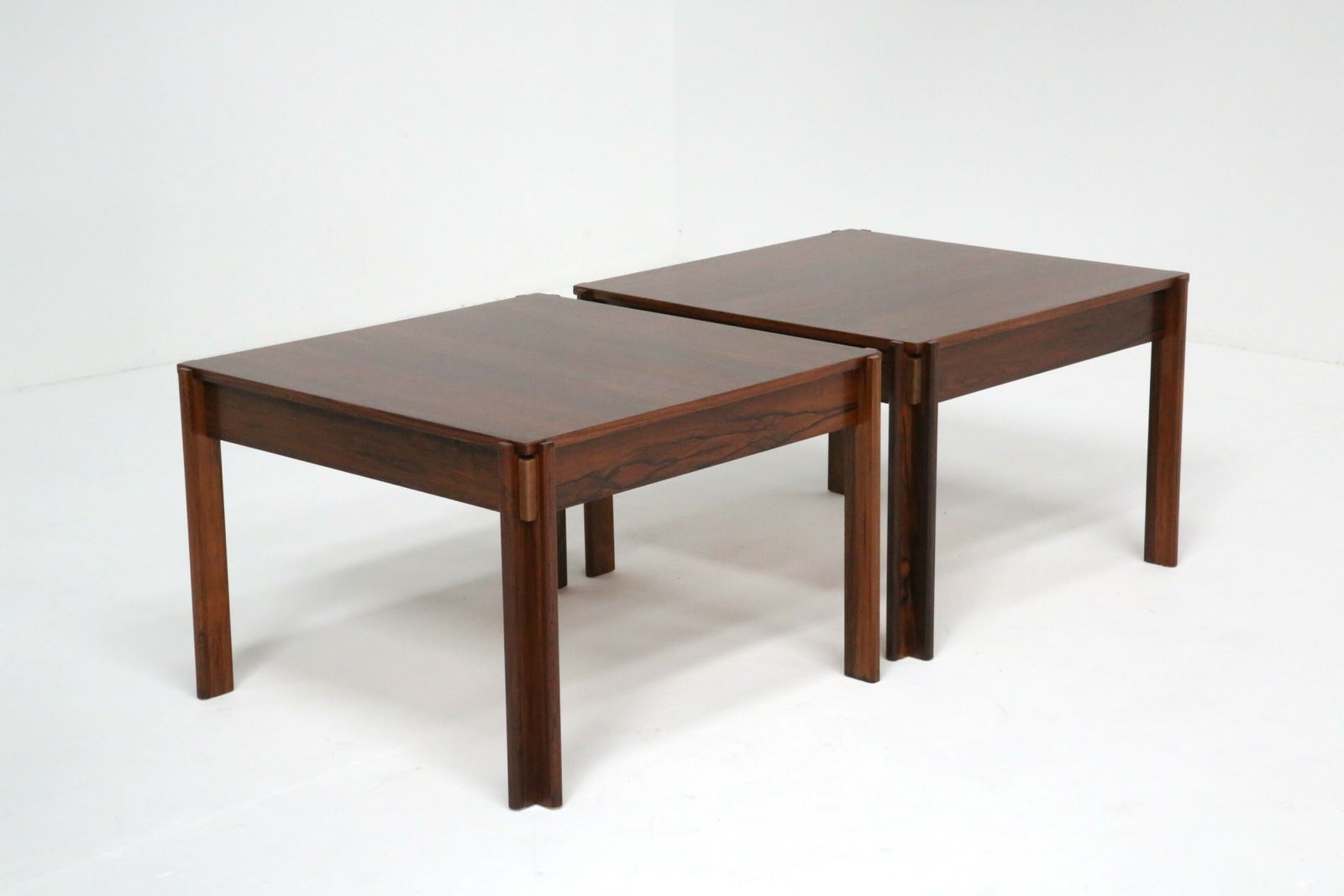 Pair Of Rosewood Side Tables By Ingvar Stockum For Futura Mobler, Sweden, 1965.