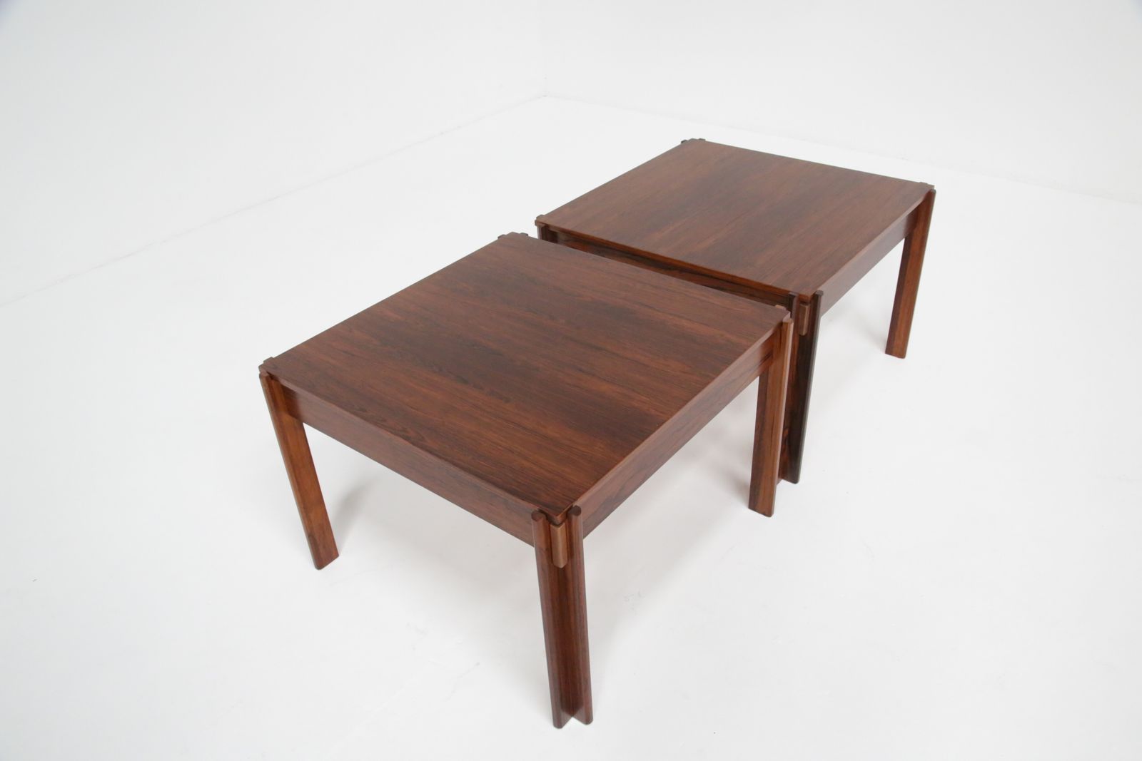 photo furniture Pair Of Rosewood Side Tables By Ingvar Stockum For Futura Mobler, Sweden, 1965.