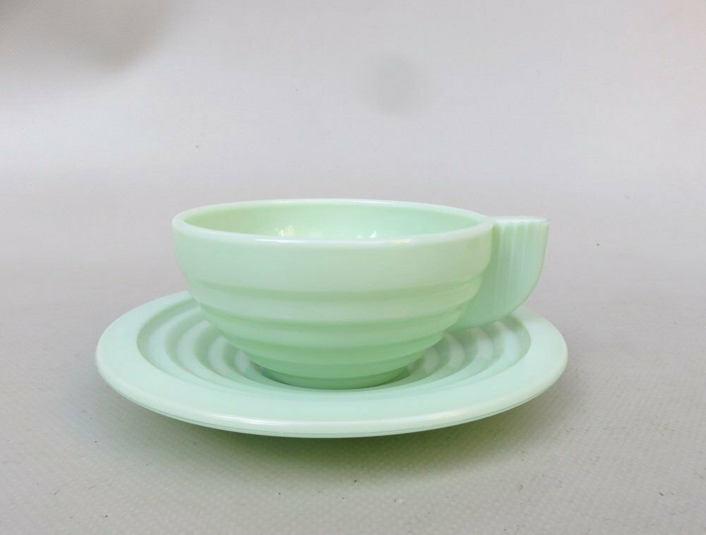 Art Deco Tea Cups And Saucers, 1920s, Set Of 16 photo 1132.2