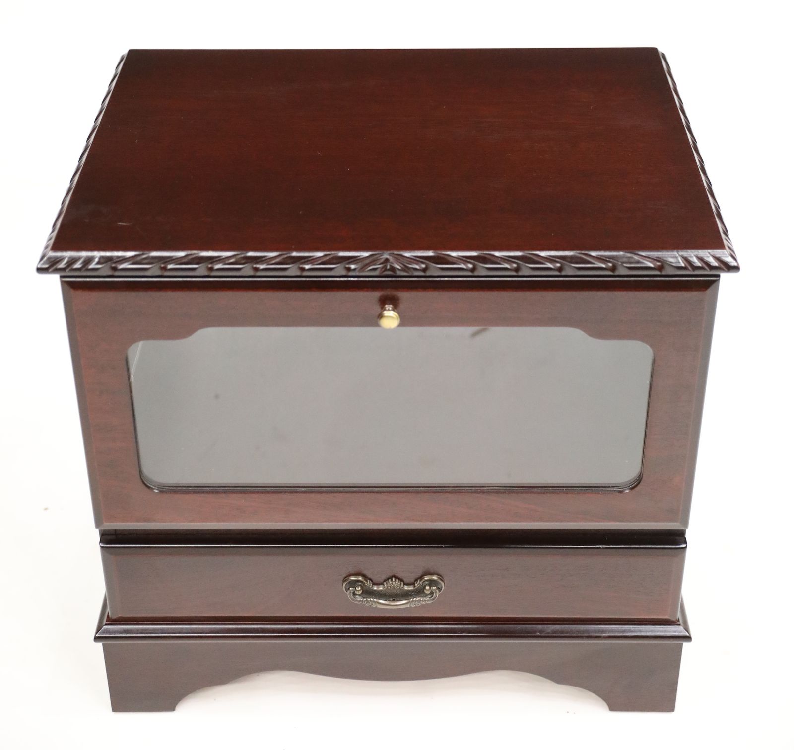 Modern Television Stand With Media Box Area And Drawer Free Uk Delivery