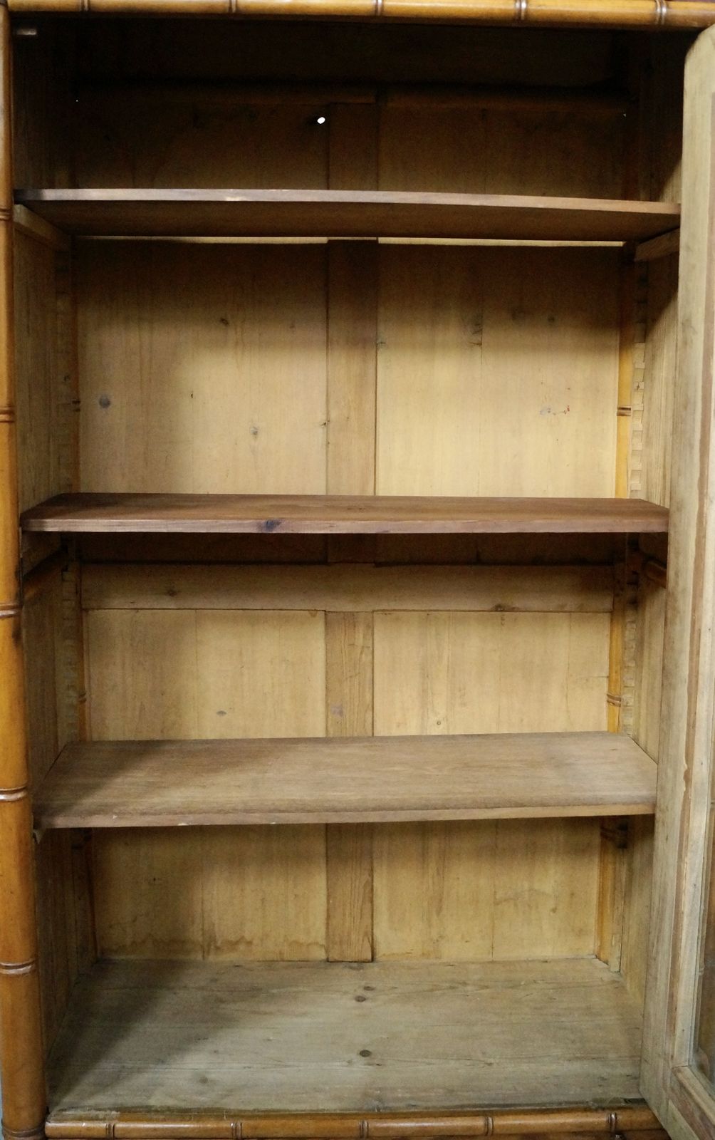 Victorian Faux Bamboo Glazed Bookcase photo buy