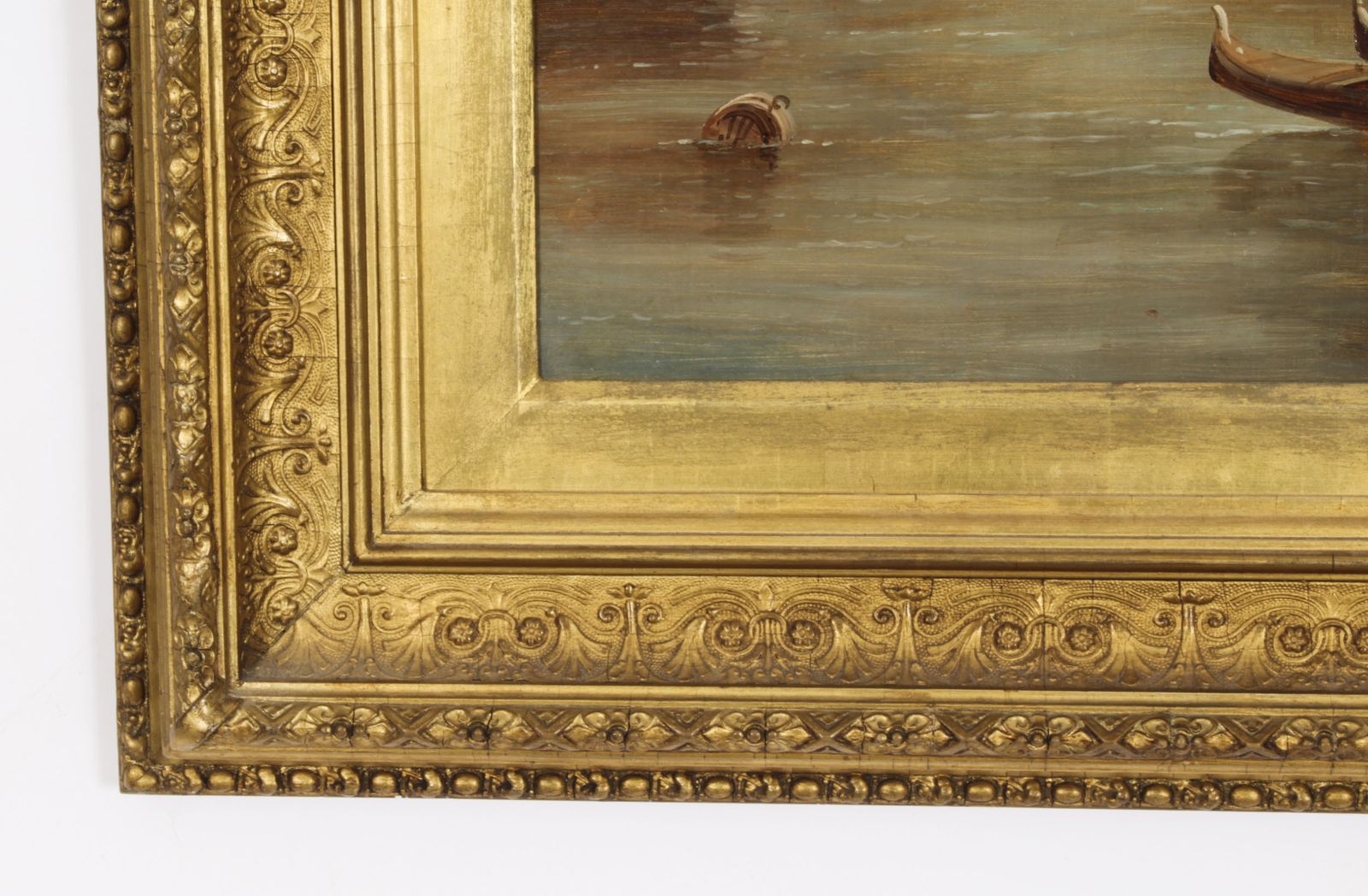 Antique Painting Santa Maria Della Salute Venice Alfred Pollentine 19th Century photo buy