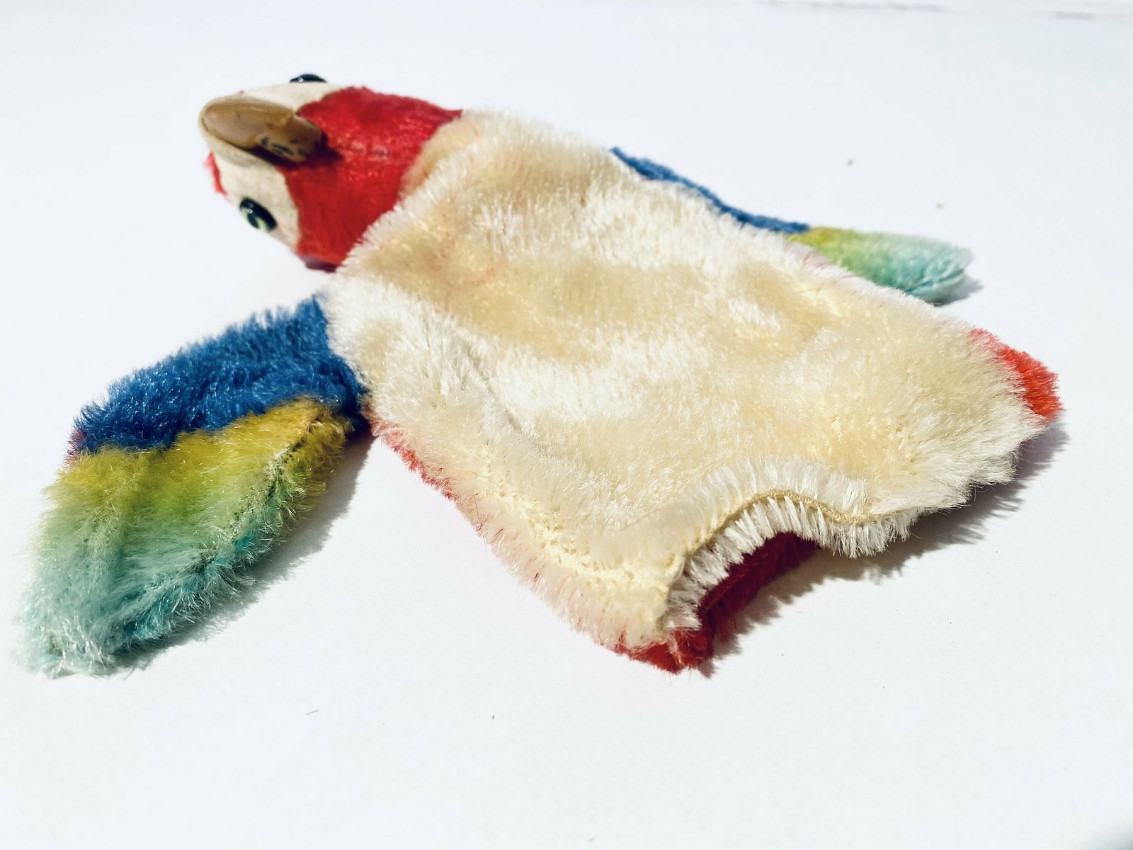 Vintage Steiff Stuffed Hand Puppet Parrot Toy 1950s Germany photo buy