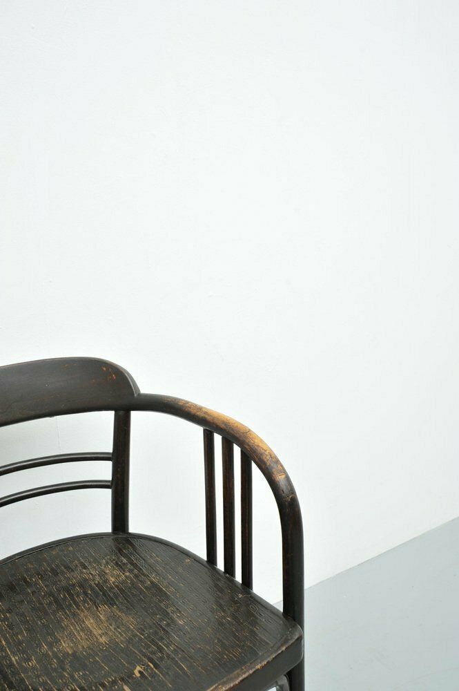 Furniture Model 6093 Chairs In Beech By Jacob & Josef Kohn, Vienna, Austria, 1890s, Set Of 2 photo