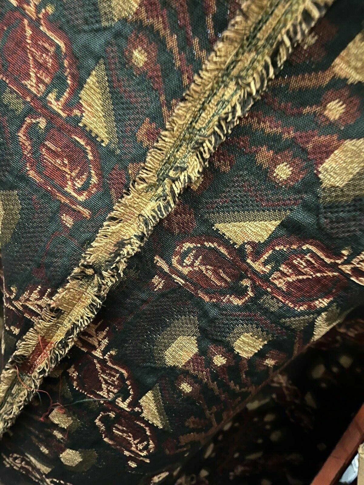 Huge Tablecloth, 295 Cms In Length X 123 Cms, Superb Heavy Quality. Tapestry photo vinterior