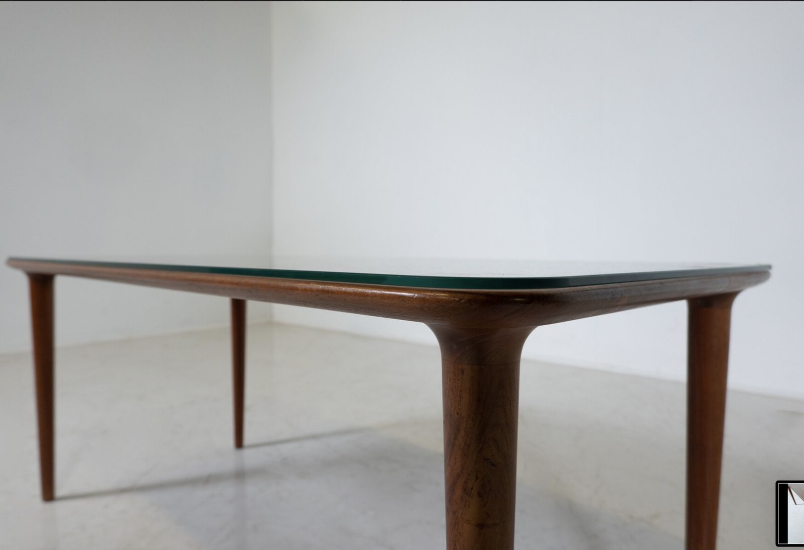Mid Century Modern Scandinavian Coffee Table, Teck, 1960s photo Furniture