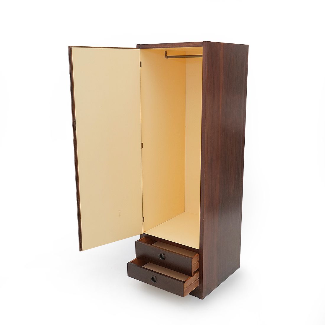 photo vinterior Wooden Wardrobe With Drawers, 1960s