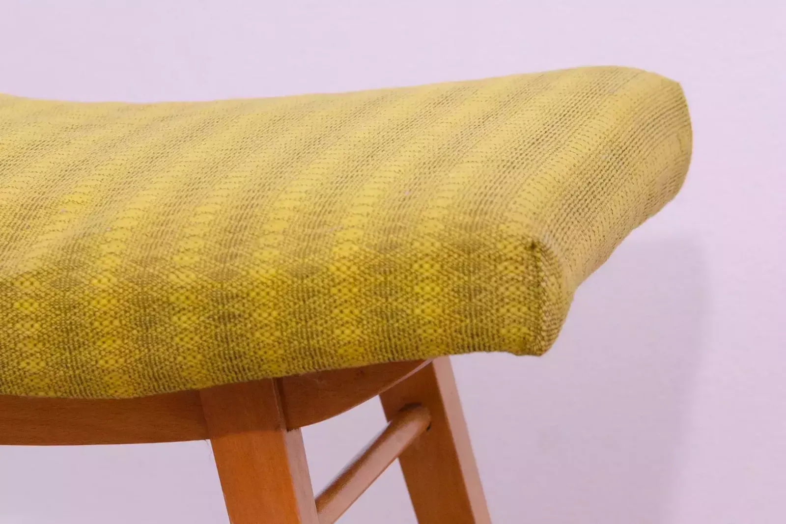 Mid Century Stool, Footrest, Západoslovenské Nábytkárské Závody, 1970 photo for sale