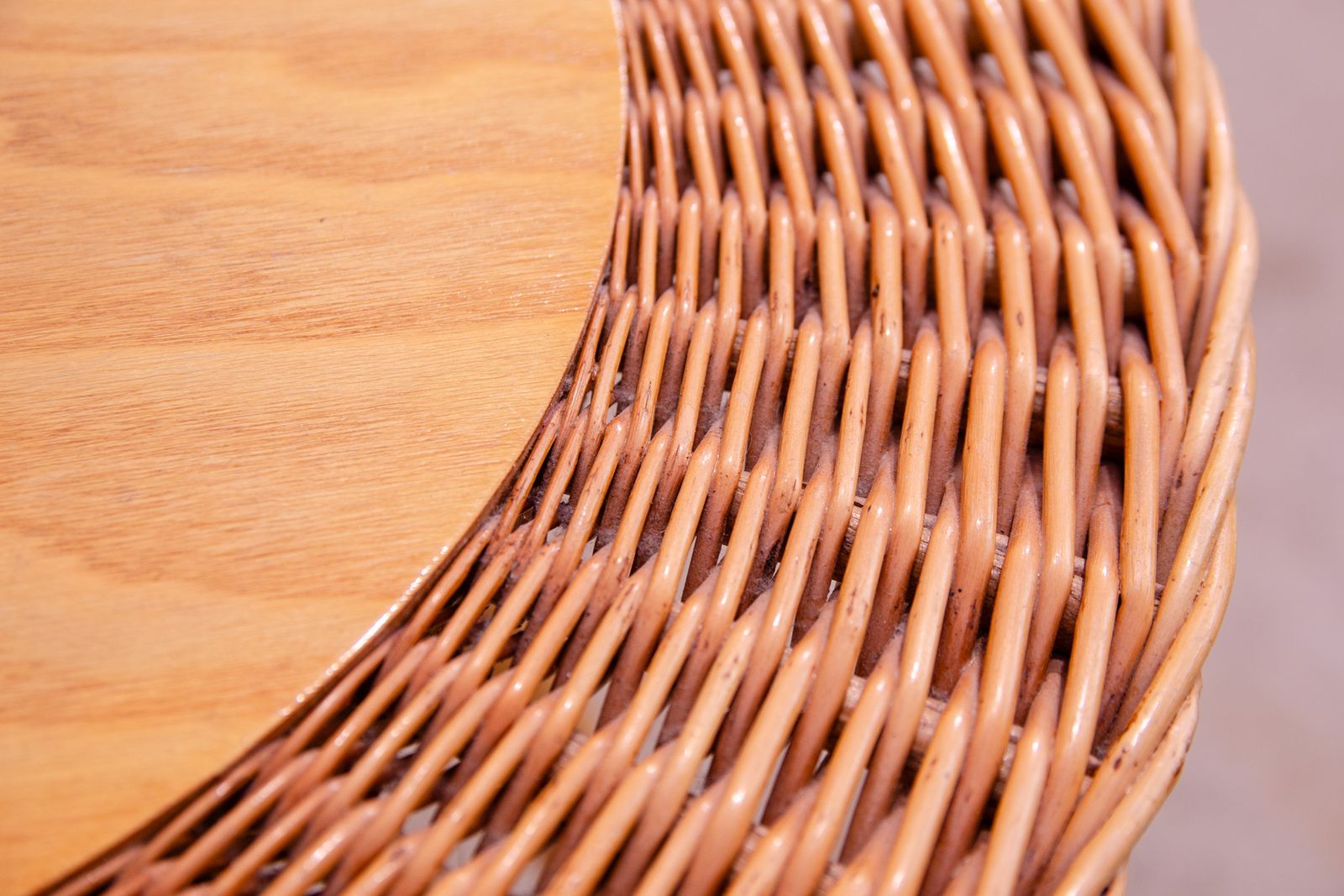 Mid Century Rattan Coffe Table By Jan Kalous For úluv, 1960´S, Czechoslovakia photo Furniture