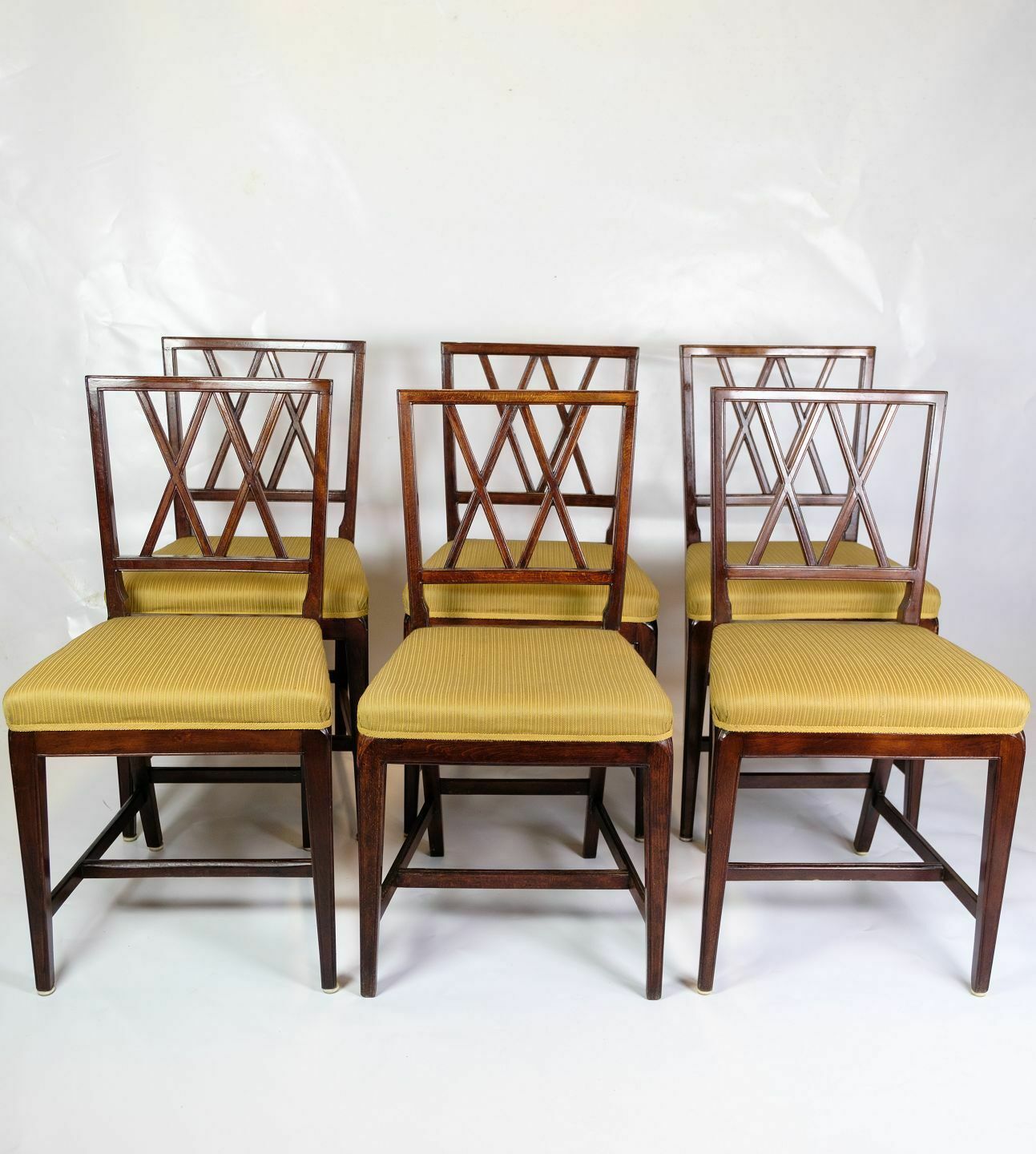Six Dining Chairs By Ole Wanscher For Aj Iversen From 1950s