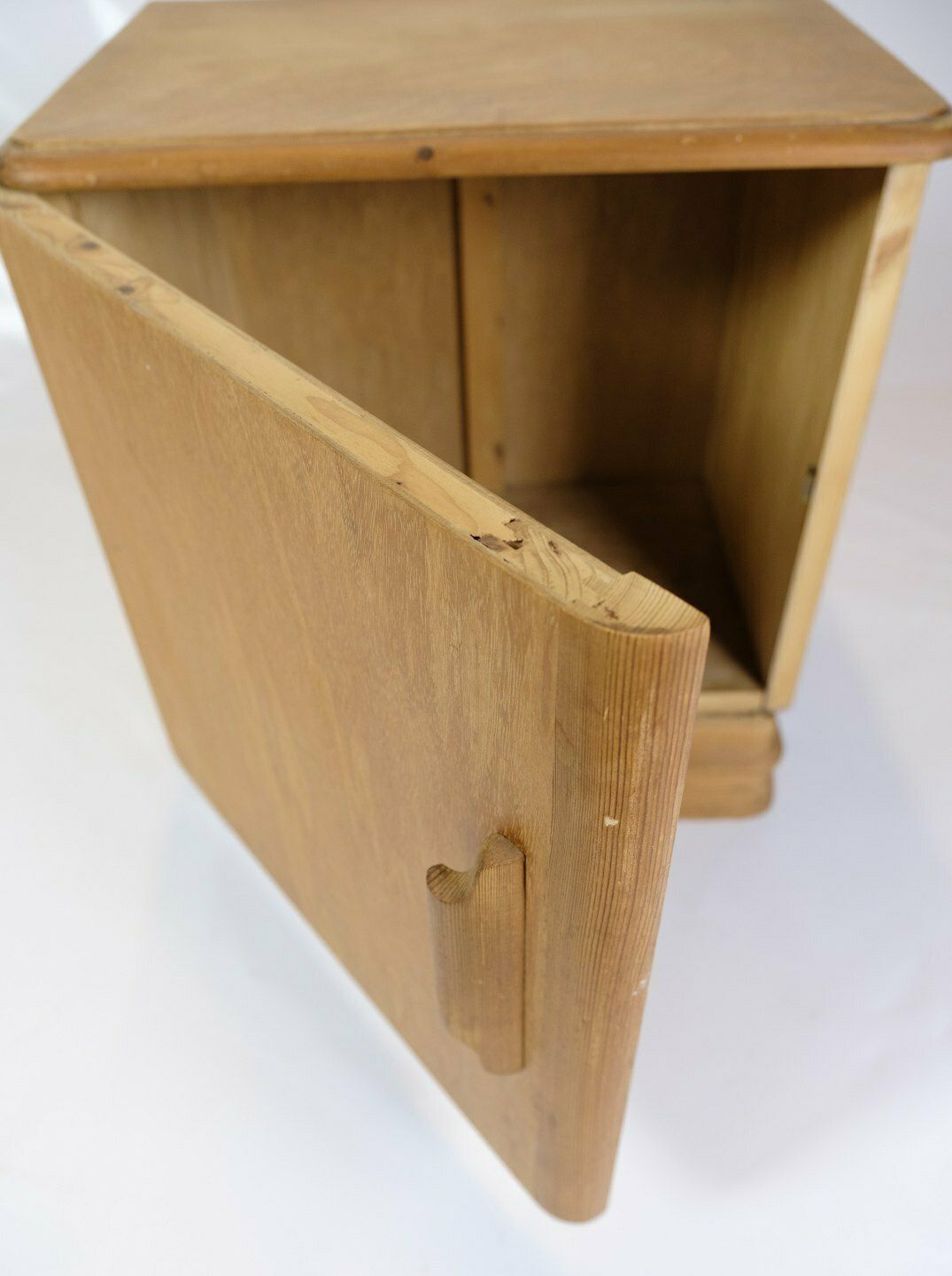 Nightstand In Pine & Brass, Danish Design photo Furniture